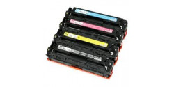 Complete set of 4 HP CB540A-541A-542A-543A (125A) Compatible Laser Cartridges